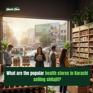 What Are the Popular Health Stores in Karachi Selling Shilajit?