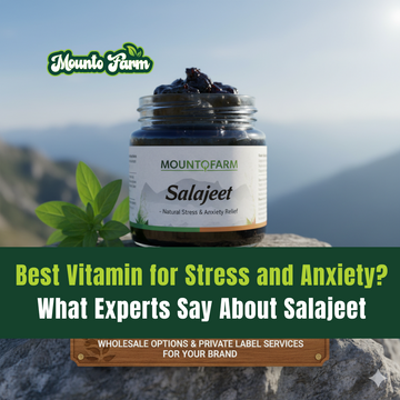 Best Vitamin for Stress and Anxiety? What Experts Say About Salajeet - Mountofarm Shilajit