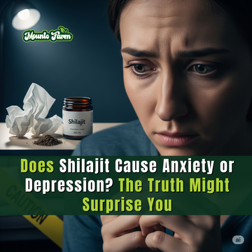 Does Shilajit Cause Anxiety or Depression? The Truth Might Surprise You - Mountofarm Shilajit