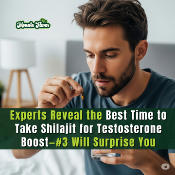 Experts Reveal the Best Time to Take Shilajit for Testosterone Boost—#3 Will Surprise You - Mountofarm Vital Shilajit