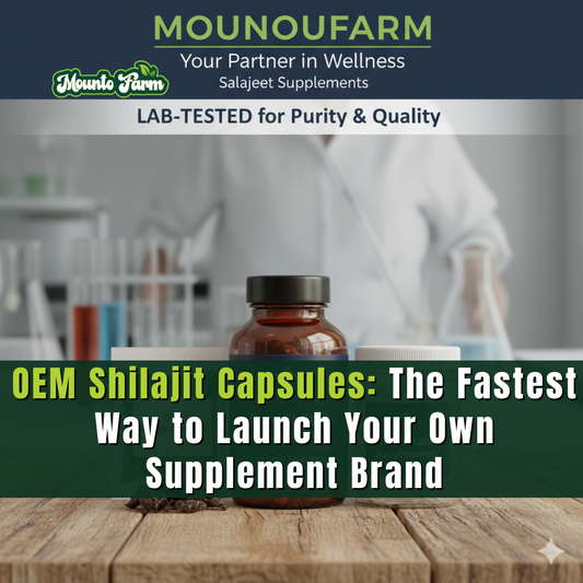 OEM Shilajit Capsules: The Fastest Way to Launch Your Own Supplement Brand