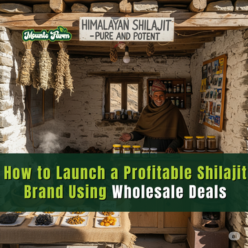 How to Launch a Profitable Shilajit Brand Using Wholesale Deals - Mountofarm Shilajit