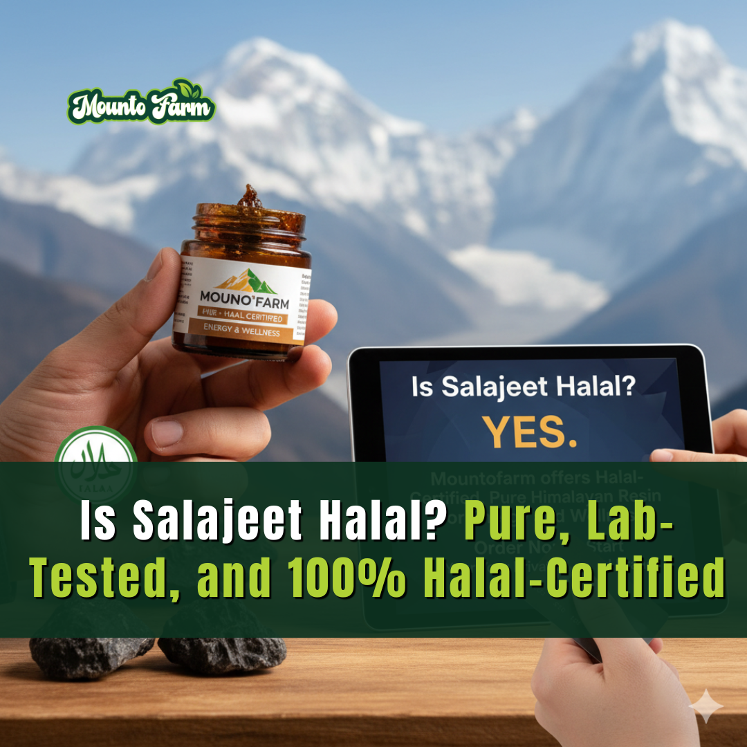 Is Salajeet Halal Pure, Lab-Tested, and 100% Halal-Certified - Mountofarm Pure Salajeet