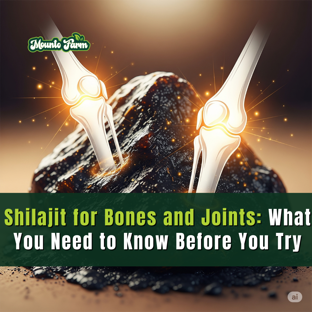 Shilajit for Bones and Joints: What You Need to Know Before You Try - Mountofarm Vital Shilajit