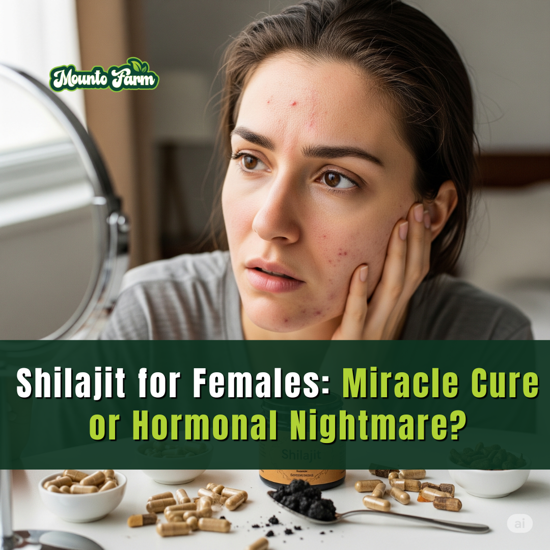 Shilajit for Females: Miracle Cure or Hormonal Nightmare? Mountofarm vital shilajit