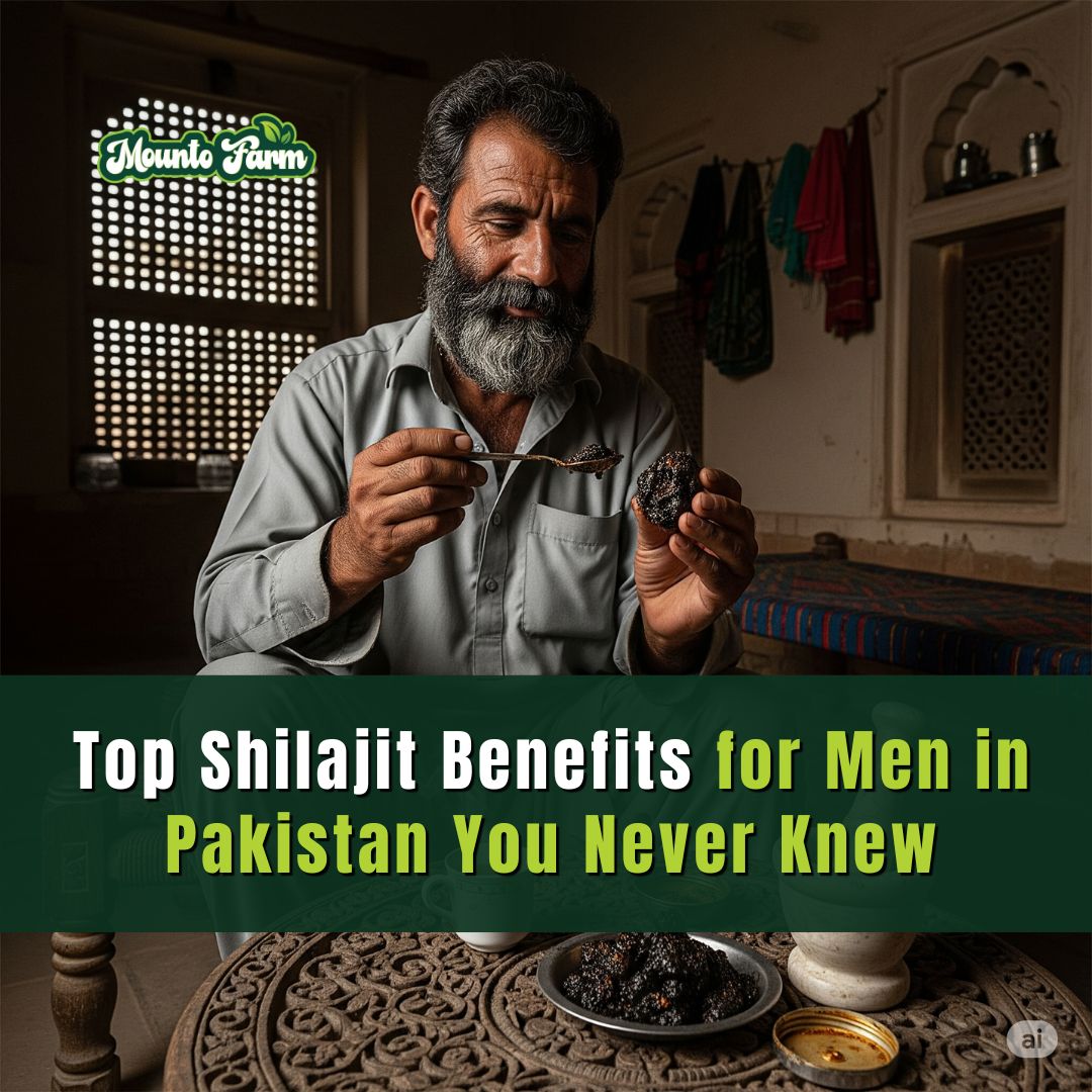 Top Shilajit Benefits for Men in Pakistan You Never Knew - Mountofarm Salajeet