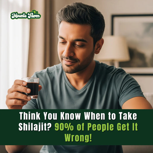 Think You Know When to Take Shilajit? 90% of People Get It Wrong!