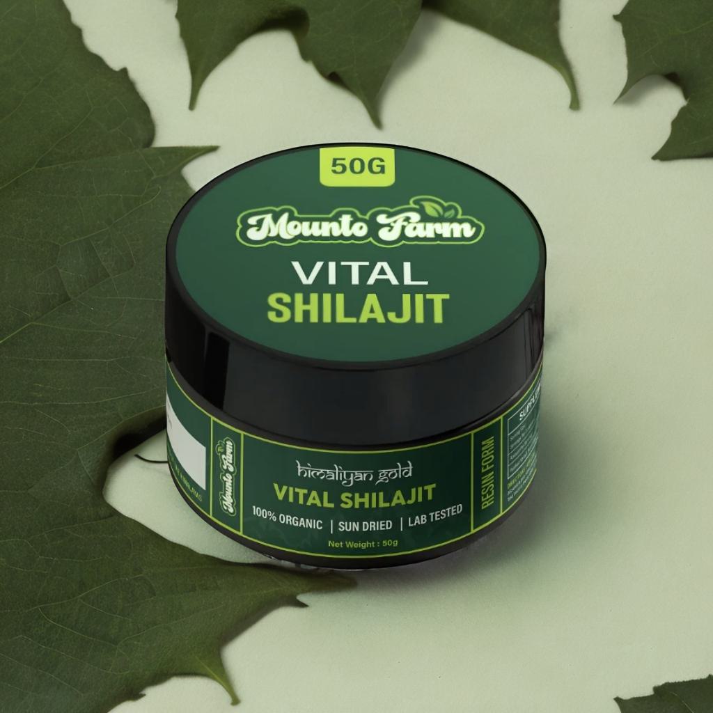 Mountofarm Vital Shilajit – Premium Salajeet 50g Pack