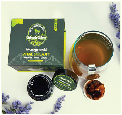 Standard Quality  Mountofarm Vital Shilajit – Pure Salajeet from Pakistan