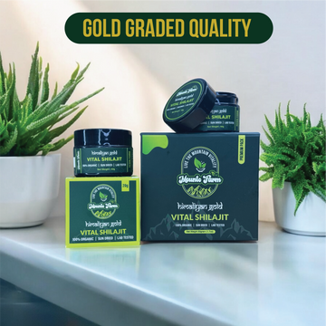 Gold Graded Quality Mountofarm Vital Shilajit – Pure Salajeet from Skardu Pakistan